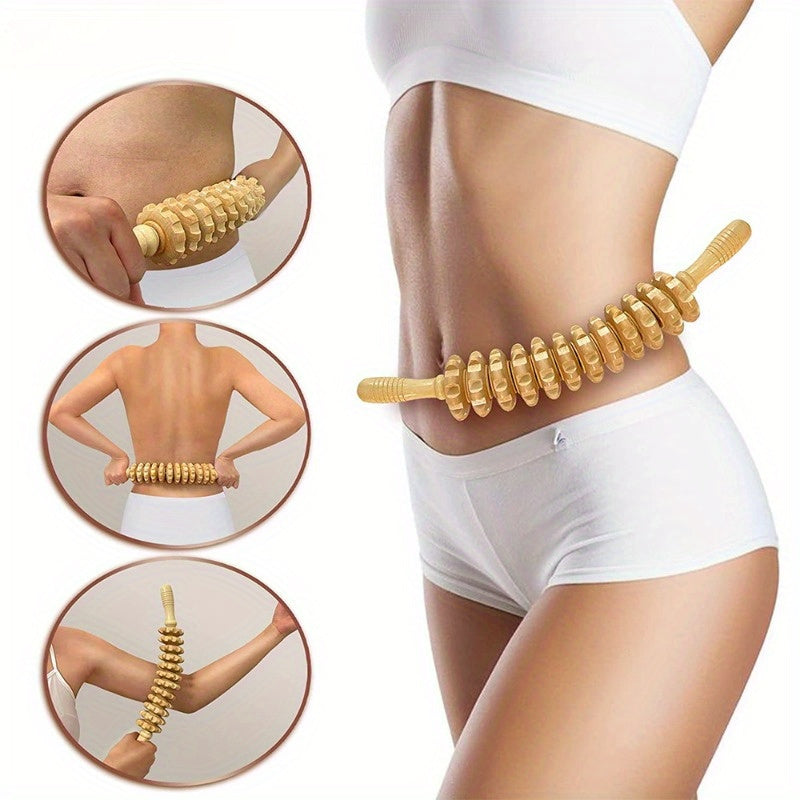 12 -τροχούς Body Fascia Massager & Yoga Roller - Χαλάρωση και ώθηση κυκλοφορίας