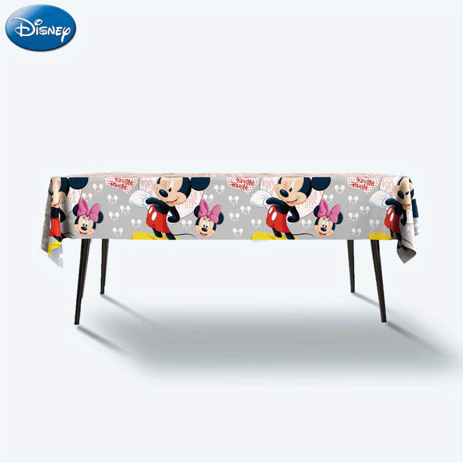 Mickey Theme Party Tablecloths 3pcs/set - Suitable For Rectangular Tables - for Birthdays Weddings Banquets Or Restaurants - Cyprus