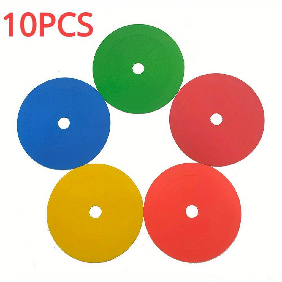 10pcs High-Visibility Soccer Training Markers - Cyprus