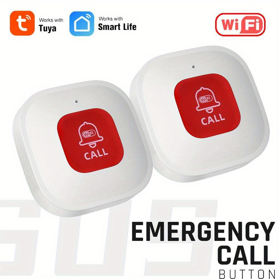 Smart SOS Call Button Wireless Caregiver Pager Phone Alert Transmitter - Cyprus