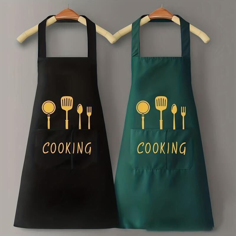 Cyprus Waterproof Cooking Apron with Pockets