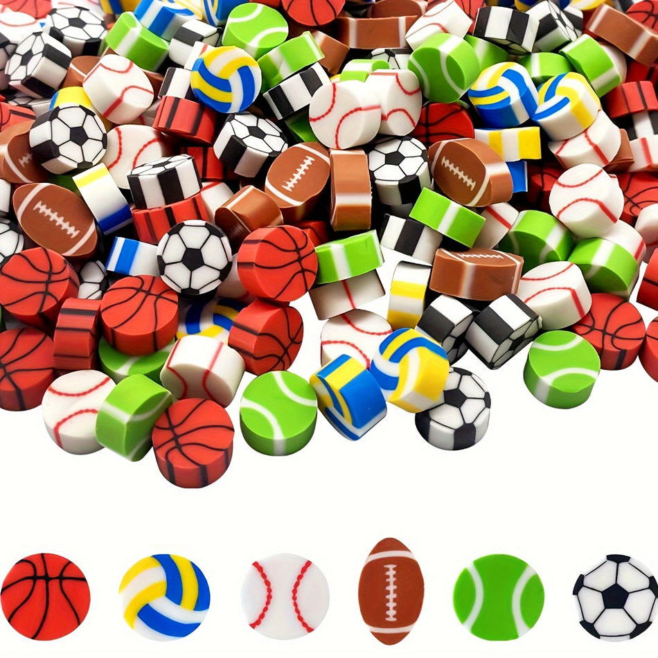 Sportball Mini -Radiergummi -Sortiment - ideal für Partybevorzugungen, Schulprämien und Geschenke - Zypern