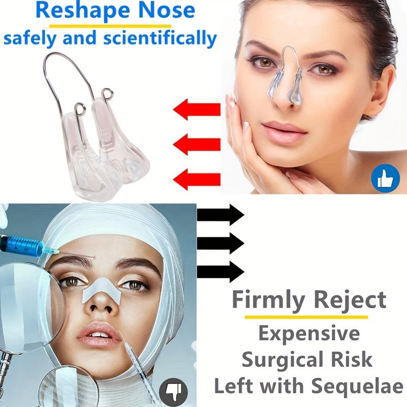 Instant Nose Lift: Get A Straighter, More Attractive Nose With This Easy-to-Use Nose Shaper Clip!