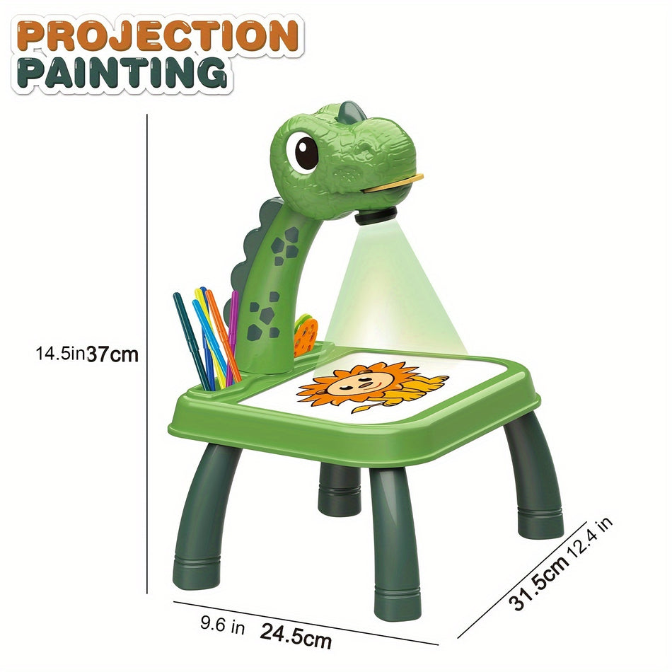 Dinosaur Projection Painting Table - Educational Toy for Kids - Cyprus