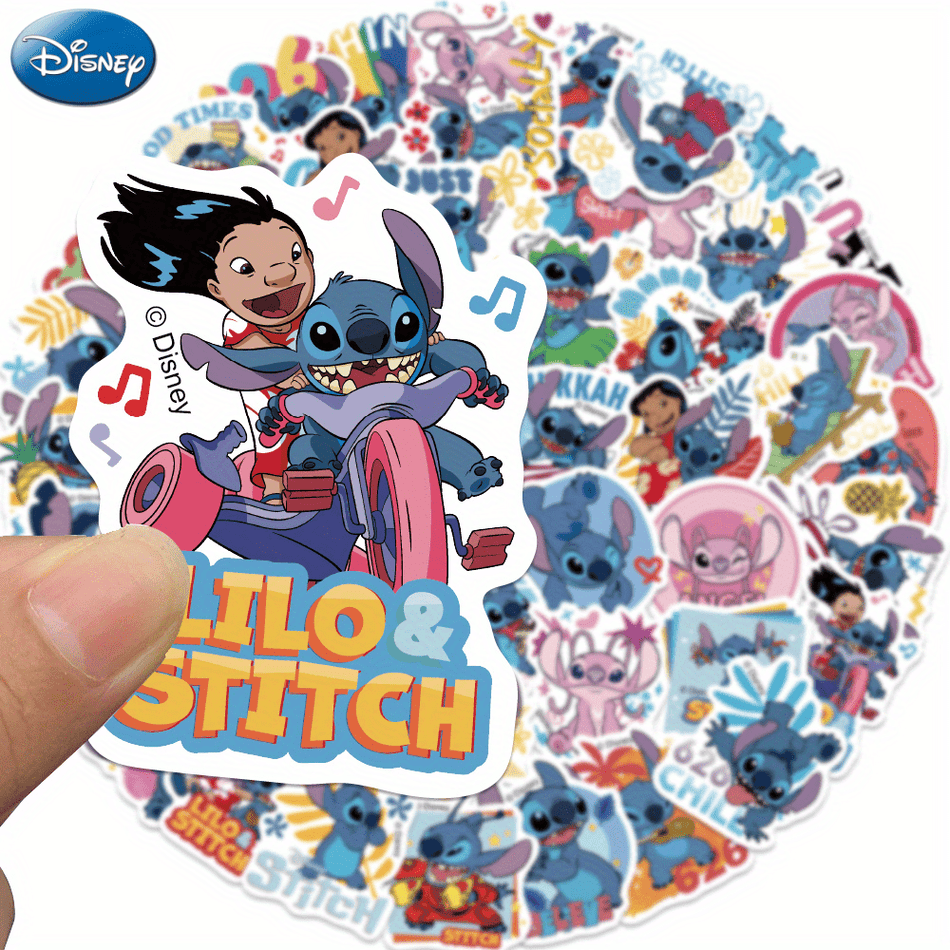 50 adet Lilo & Stitch Vinil çıkartmalar - Kıbrıs 🌺