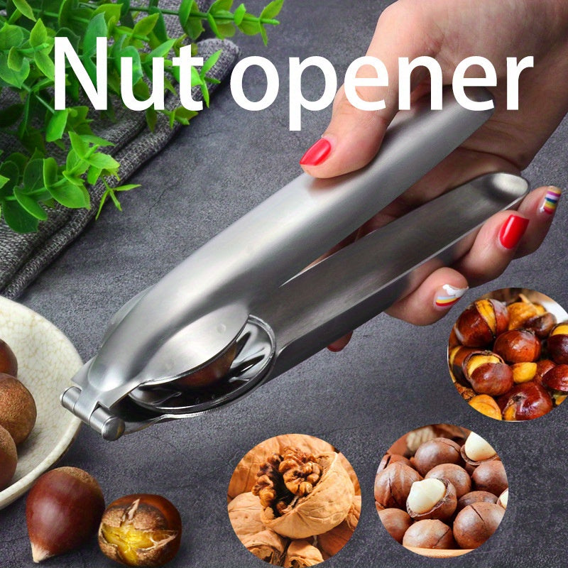 Stainless Steel Walnut Cracker, Chestnut Clip, Nutcracker Opener, Nuts Peeler - Cyprus