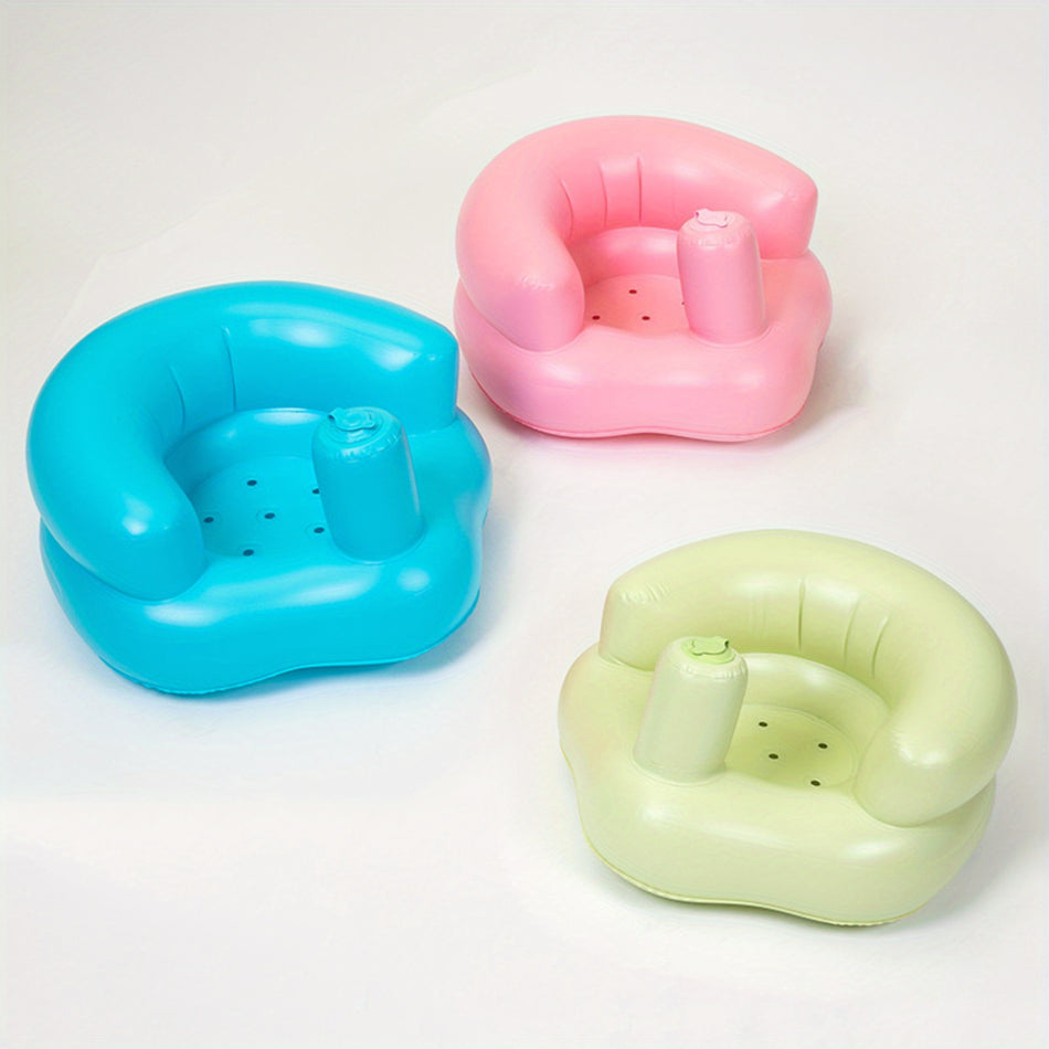 Inflatable Bath Seat, Inflatable Small Sofa, Portable Sitting Bath Stool, Bath Chair