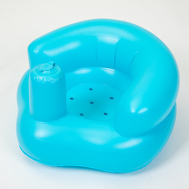 Inflatable Bath Seat, Inflatable Small Sofa, Portable Sitting Bath Stool, Bath Chair