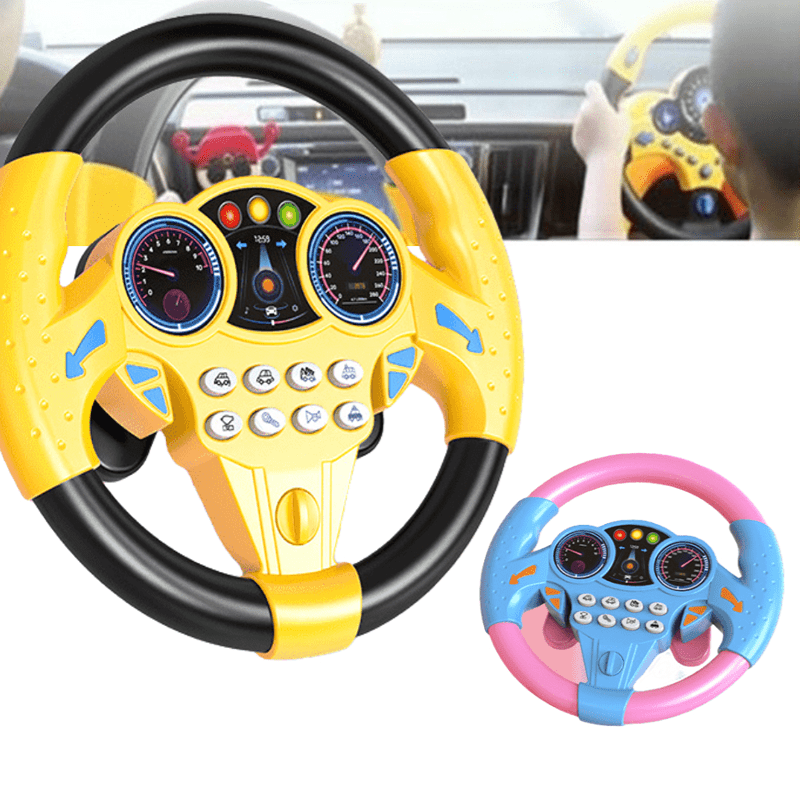 Car Steering Toys with Lights and Sounds - Kids Valentines Gifts - Cyprus