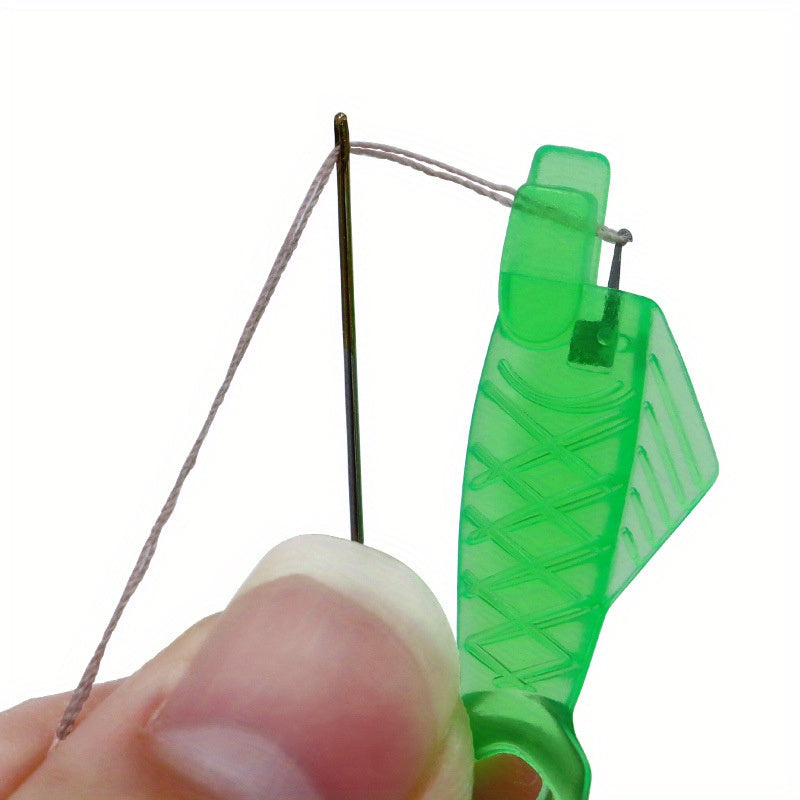 Mini Fish-Shaped Automatic Needle Threader for Easy Sewing and Embroidery