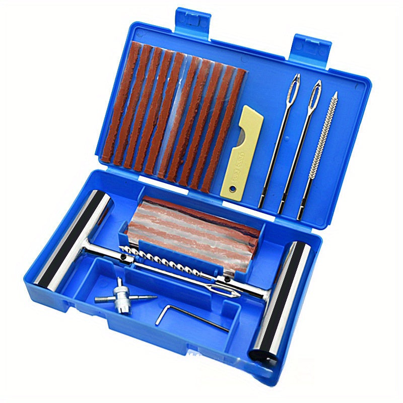 Heavy Duty 34/58pcs Tire Repair Kit for Cars, Motorcycles & Bikes - Cyprus