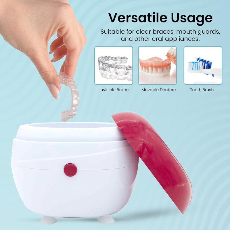 Effortless Denture Cleaning Case - The Ultimate Dental Care Companion - Cyprus