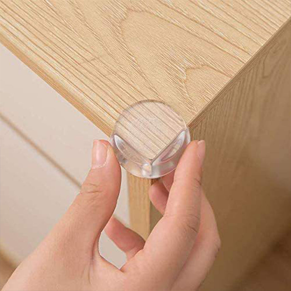 10pcs Clear Corner Guards, Silicone Table Edge Safety Bumpers | for Furniture, Cabinet, Glass | Ages 14+