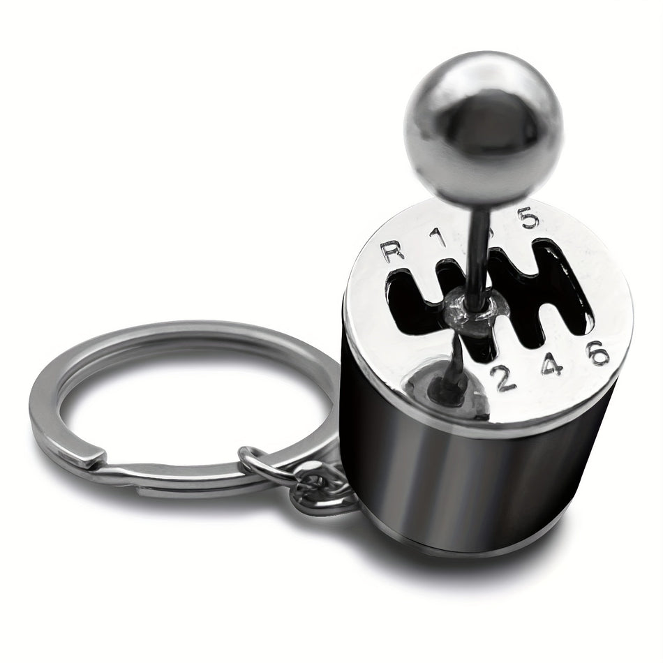 Alloy Gearbox Keychain - Stylish Mini Gear Shift Stick Car Accessoire