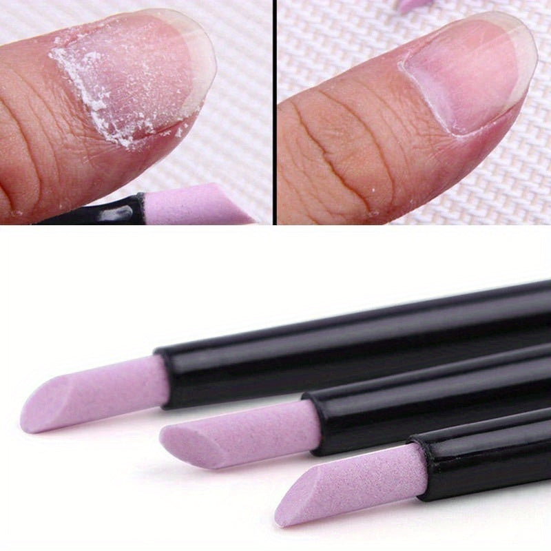 Quartz Nail File & Buffer Sticks for Manicure & Cuticle Care