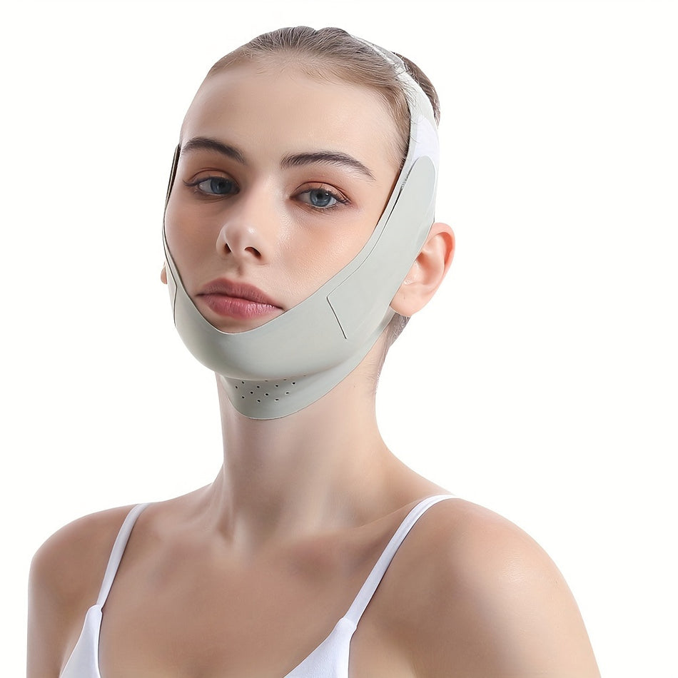 Ultra-Thin Comfortable V-Line Lifting Mask - Reusable Double Chin Reducer & Face Tightening Strap, Prevents Sagging - Perfect Facial Care Gift For Mom