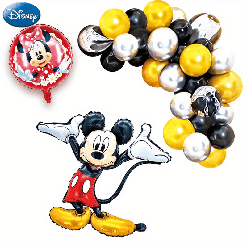 🔵 Disney Mickey & Minnie Balloon Arch Kit - 51pcs pack - Birthday Party Supplies, Gift For Fans - Cyprus