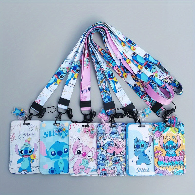 Anime Cartoon Lanyard Keychain Kimliği Tutucu Cazibesi - Kıbrıs