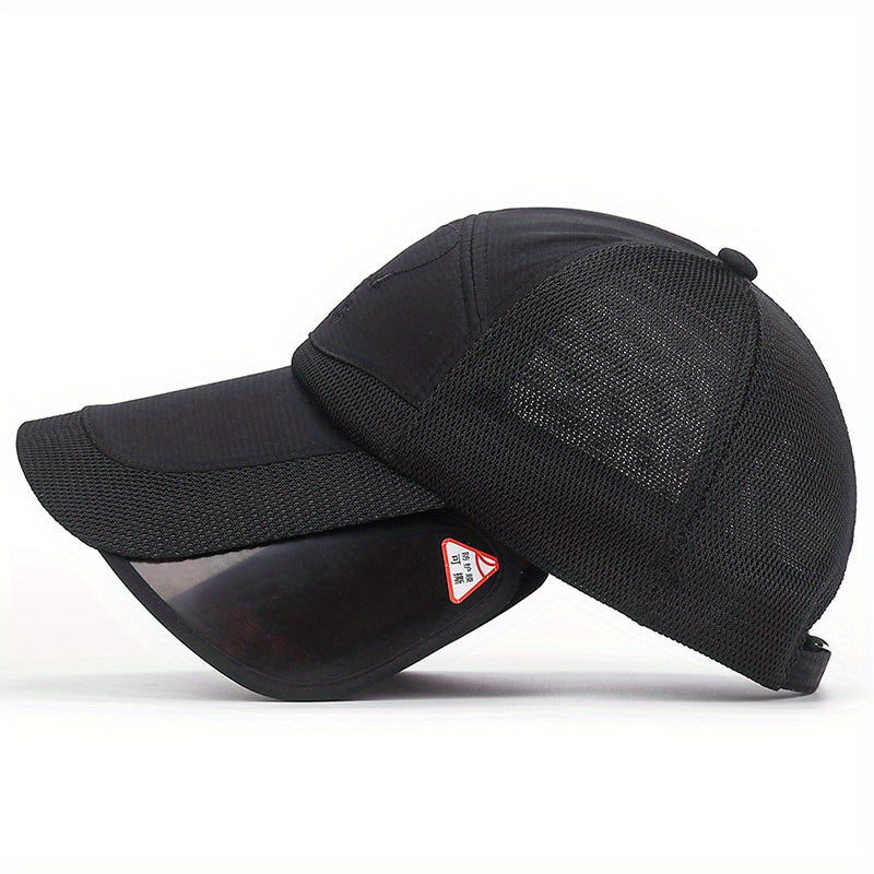 Sunshade Fishing Baseball Cap with Extended Ear Sunshade - Cyprus