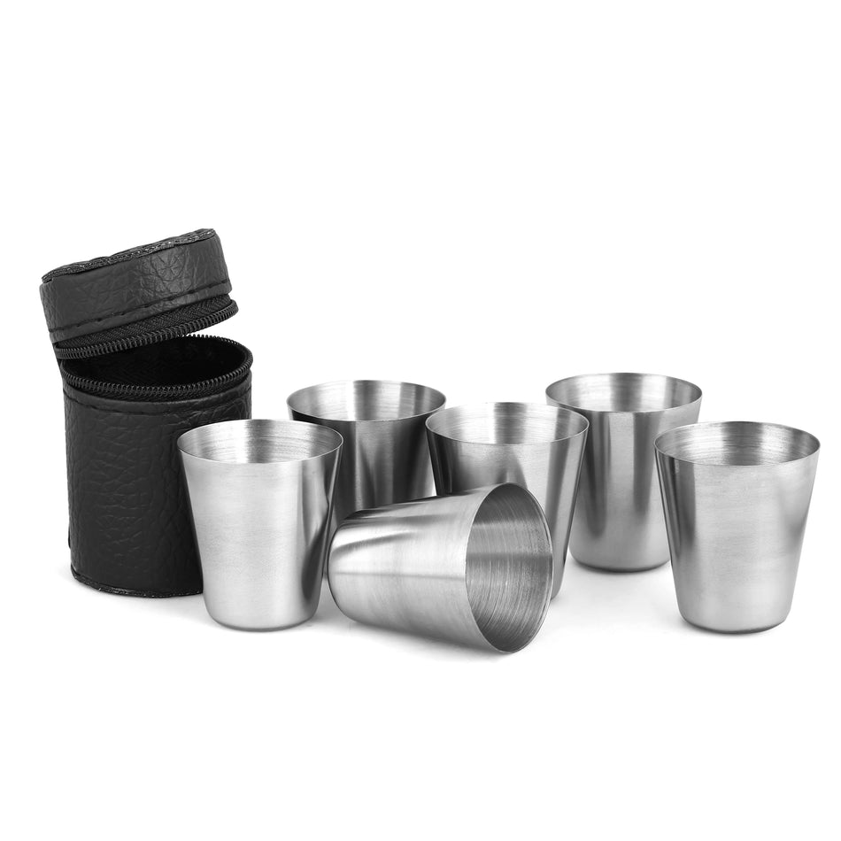 Stainless Steel Whiskey Cup Set - Perfect for Outdoor Parties & Travel - Cyprus