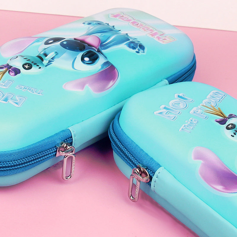 Stitch Kawaii Pencil Case - Cute Stationery and Makeup Organiser - Cyprus