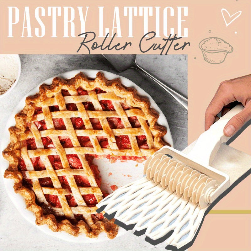 Pie Pastry Lattice Roller Cutter - Quick & Easy Baking Tool - Cyprus