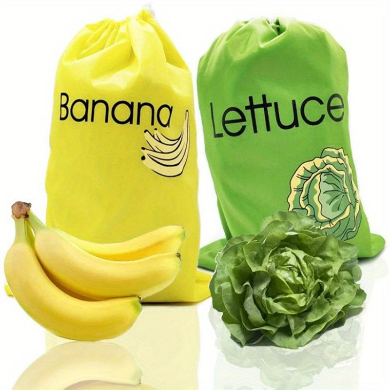 Yellow Banana Storage Bag - Keeps Fruits Fresh, Washable & Lightweight - Cyprus