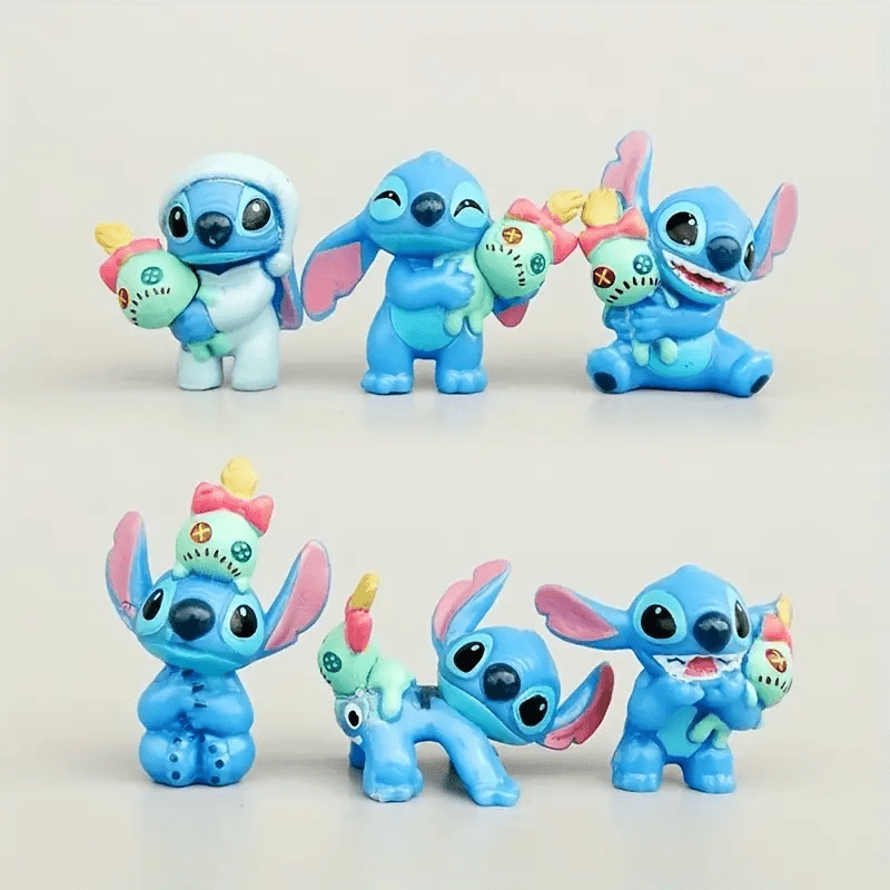 Stitch Mini Action Figures 6 Pack by UME InterCyprus