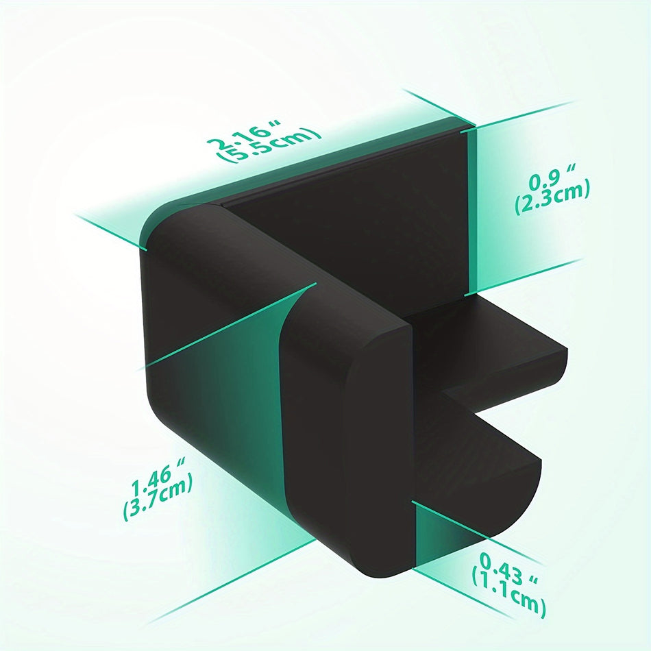 10 قطع من واقيات زوايا الطاولة وواقيات الحواف المُثبتة مسبقًا 🖤🤎