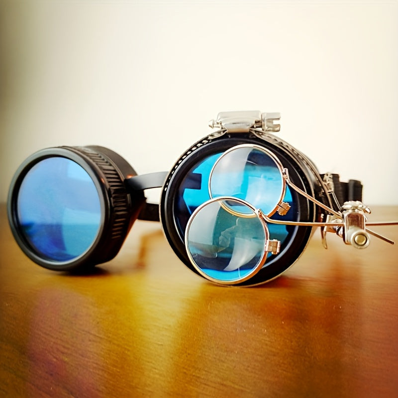 Steampunk Retro Glasses, Vintage Clothing Accessory For Unique Gifts - Cyprus