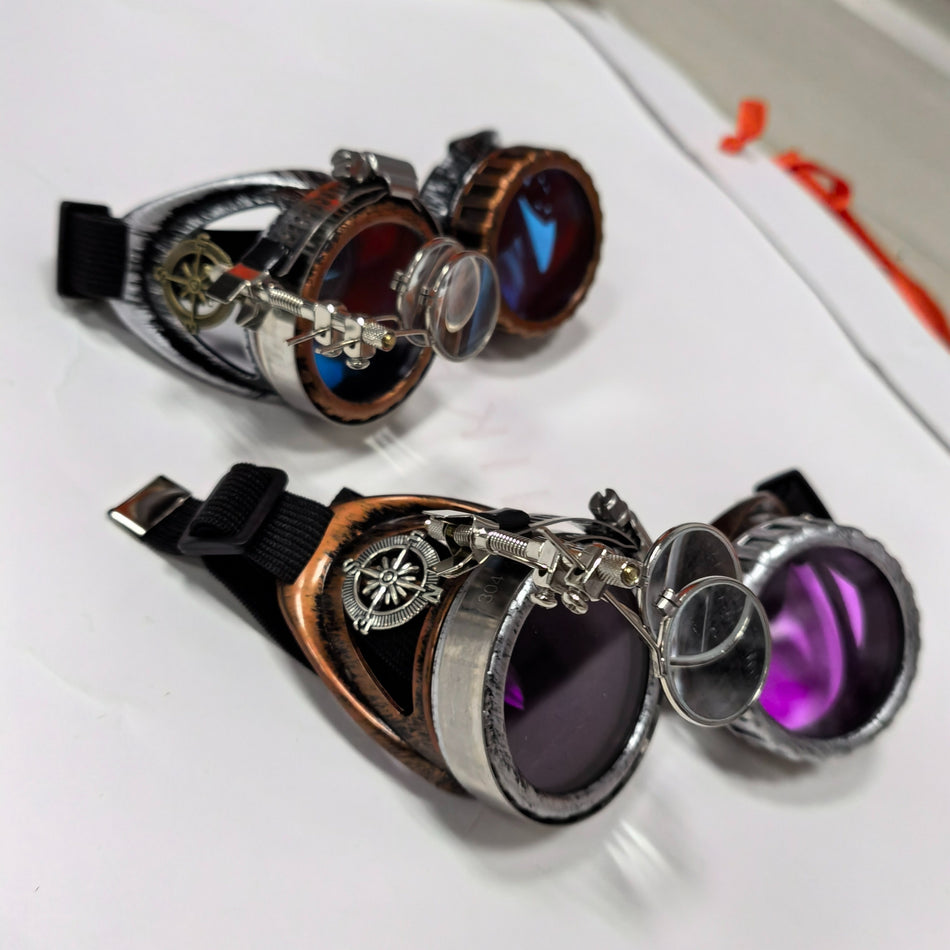 Steampunk Retro Glasses, Vintage Clothing Accessory For Unique Gifts - Cyprus