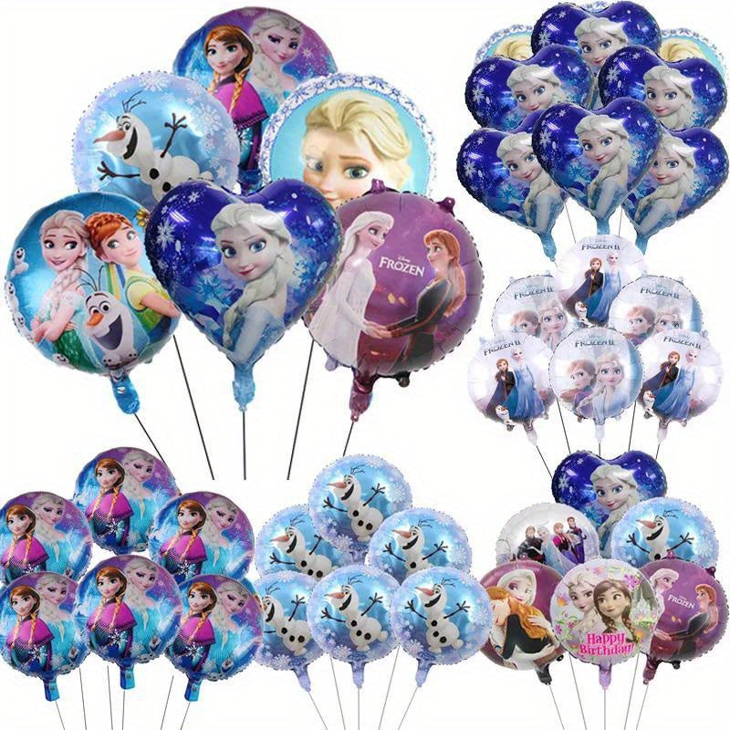 Disney Frozen 18-Inch Elsa & Anna Balloons - Ideal for Girls' Events - Cyprus