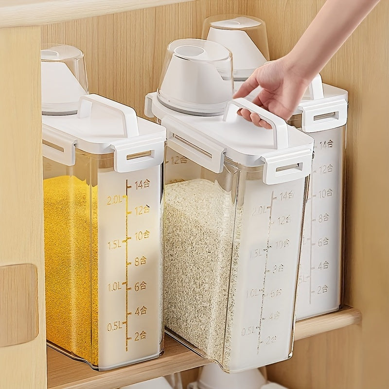 2.5L Large Capacity Rice Storage Container with Lid - Cyprus