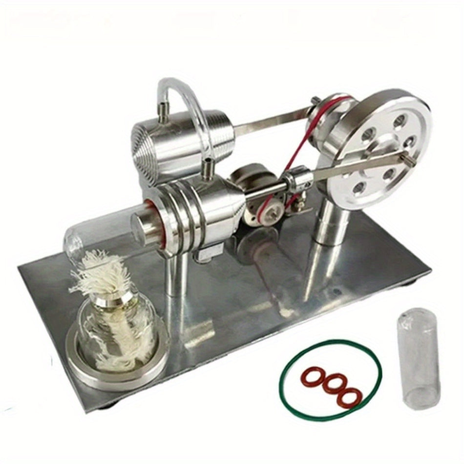 Shenbing Aluminum Alloy Air Stirling Engine Model for Education and Collection