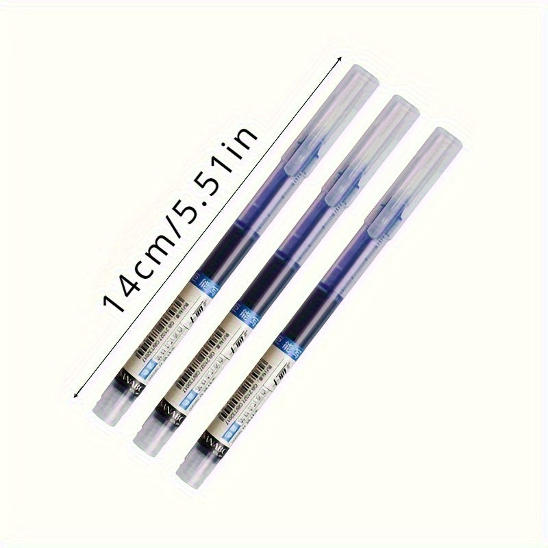 10pcs Quick-Dry 0.5mm Fine Point Gel Pens with Visible Ink Supply