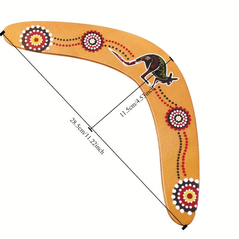 Açık hava eğlence için V şeklinde ahşap boomerang - Kıbrıs