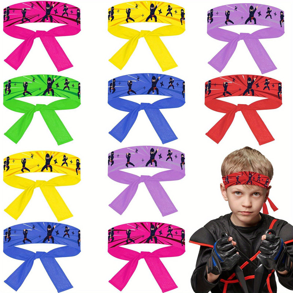 🔵 Τα headbands με θέμα το Ninja Master για το πάρτι γενεθλίων Ninja - Κύπρο