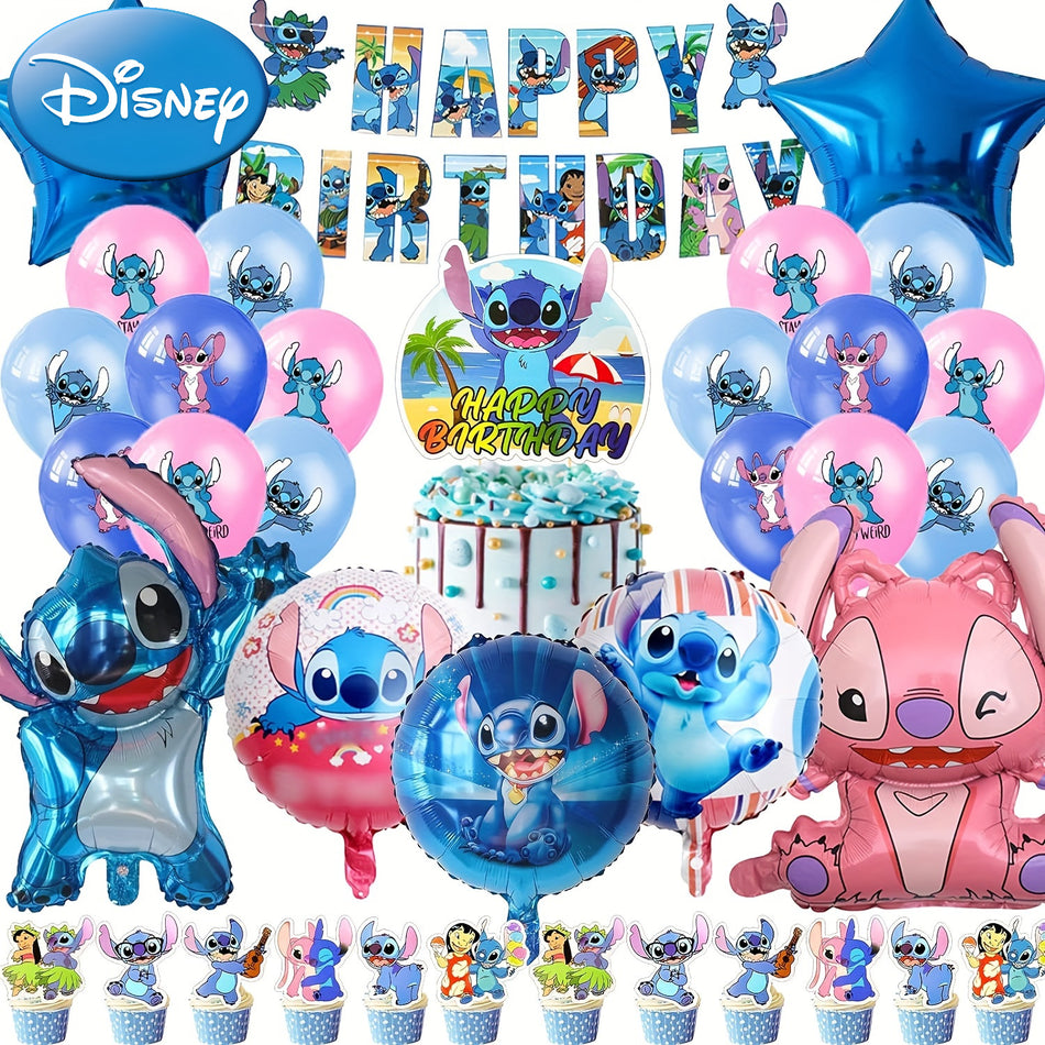 Stitch & Friends Birthday Party Kit - Complete Set For Festive Home Decor - Cyprus