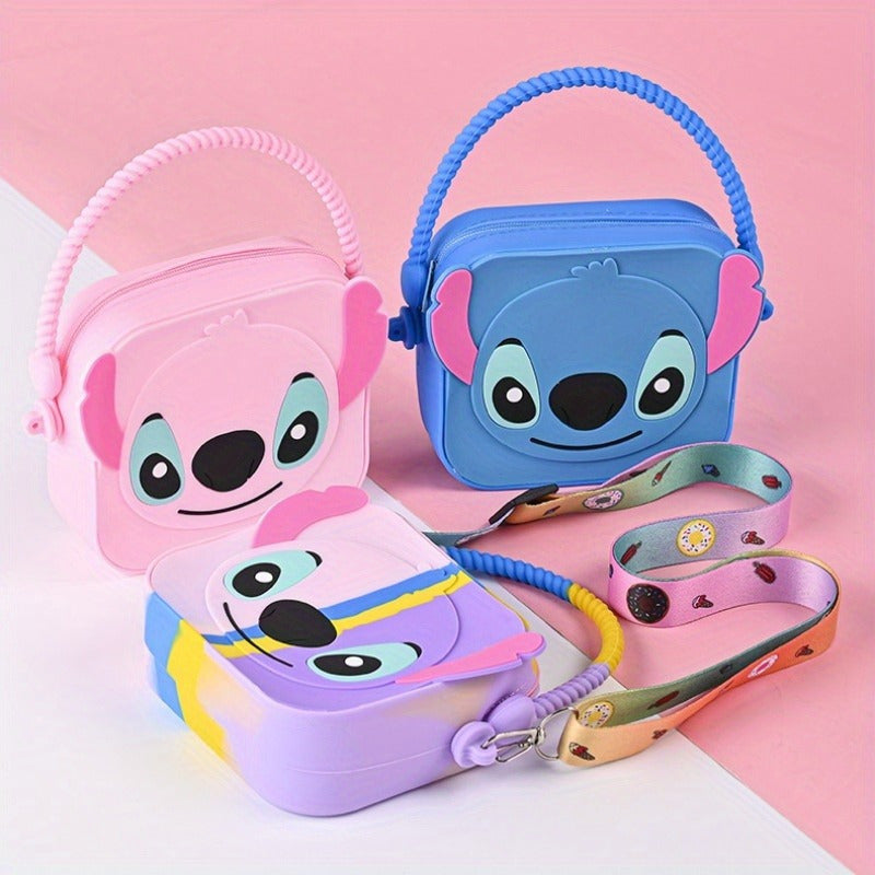 Stitch UME tarafından çizgi film silikon crossbody çantası - Kıbrıs