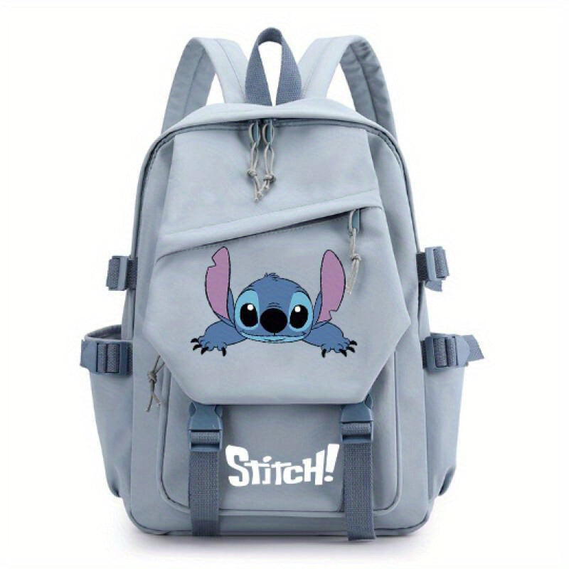 Officially Licensed  Stitch Casual Backpack, Stylish Adorable Character Design