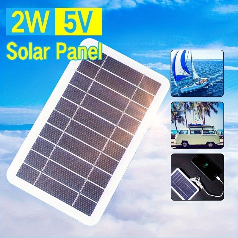 Portable Waterproof Solar USB Charger Panel - Ideal for Outdoor Travel & Camping - Cyprus