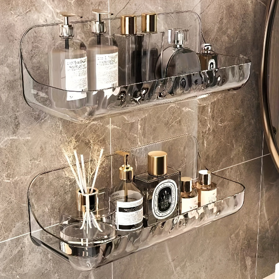 Clear Bathroom Organizer - Elegant Toiletries & Cosmetics Holder - Cyprus