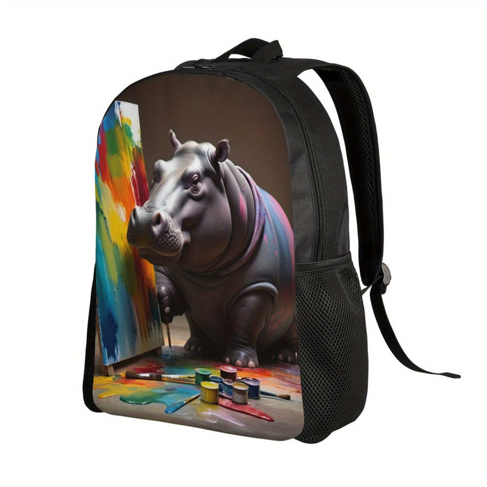 Ζωγράφος Rhinoceros Painter Multi -Purpose Backpack για ταξίδια και καθημερινή χρήση - Κύπρος