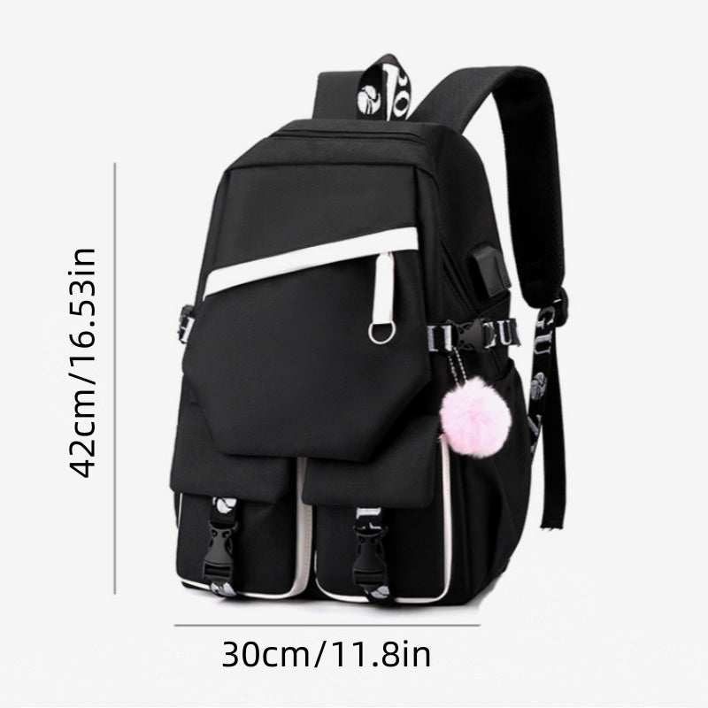 Stitch Backpack - Durable Polyester for School & Travel - Cyprus