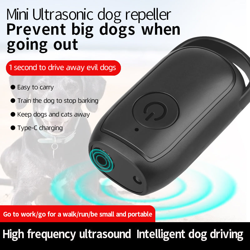 Mini Soundwave Dog Repeller et Trainer de contrôle d'écorce