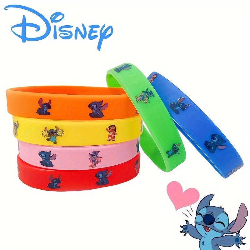 Stitch Silicone Bracelets - 12pcs, Cartoon Character Sport Wristbands - Cyprus