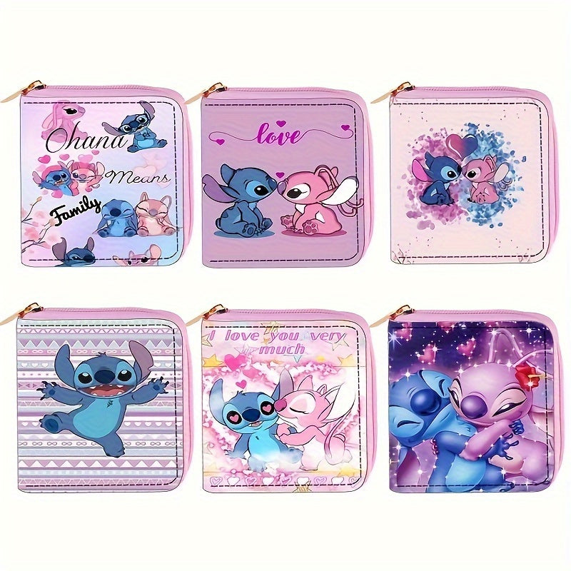 Stitch Chic Compact Wallet - Langlebiges PU -Leder, Reißverschluss - Ume - Zypern