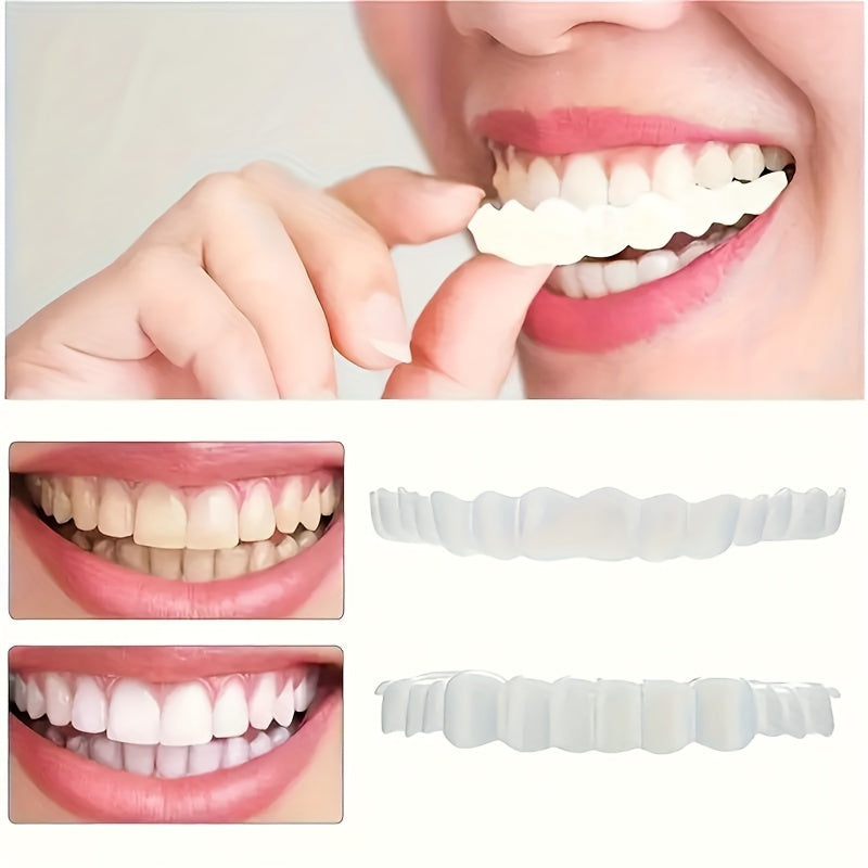 Comfort Fit Silicone Dental Veneers - Brighter Smile Covers - Cyprus