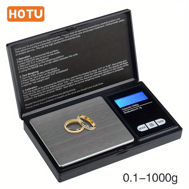 Hotu Compact Digital Scale - High Precision 0.1G - Cyprus