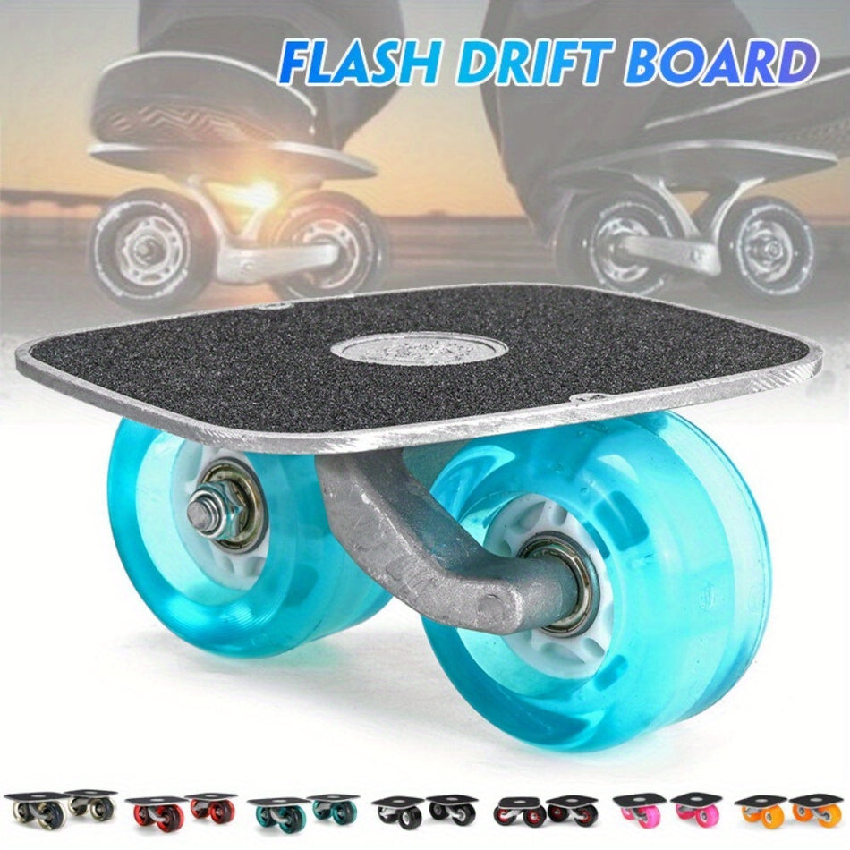 Portable Split Skateboard for Road Drifting - Non-Slip Aluminium Alloy & Durable Steel Bracket